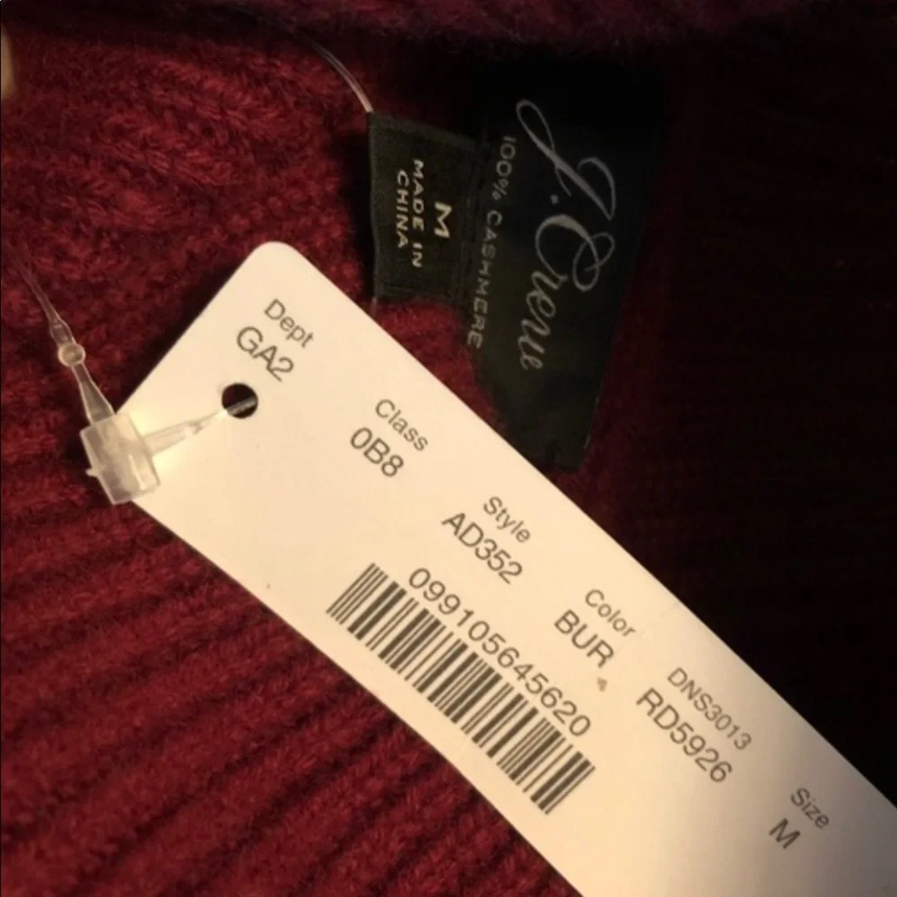 J.Crew cashmere boyfriend turtleneck sweater AD352